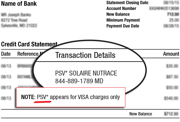 Credit Card Statement Example